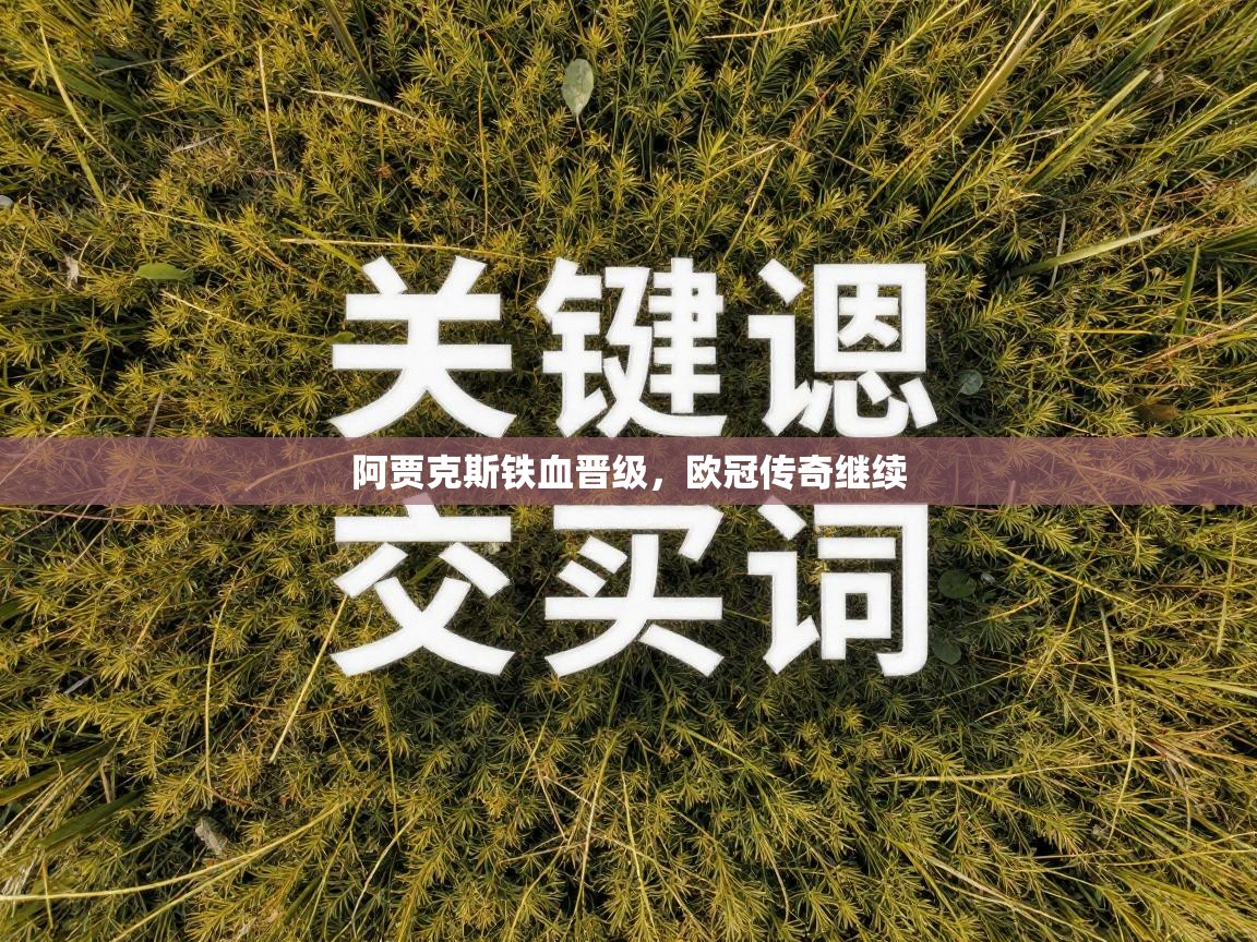 阿贾克斯铁血晋级，欧冠传奇继续